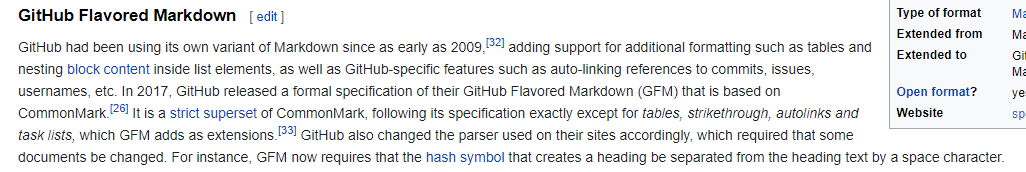 github markdown