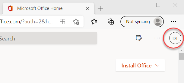 User Initials