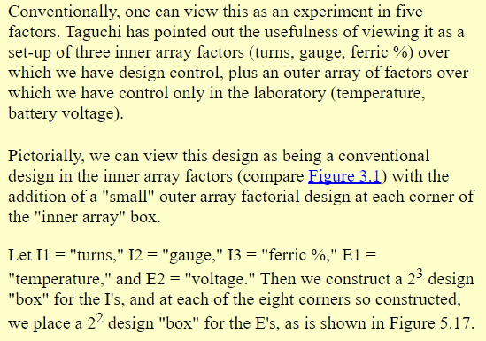 crossed array design - nist