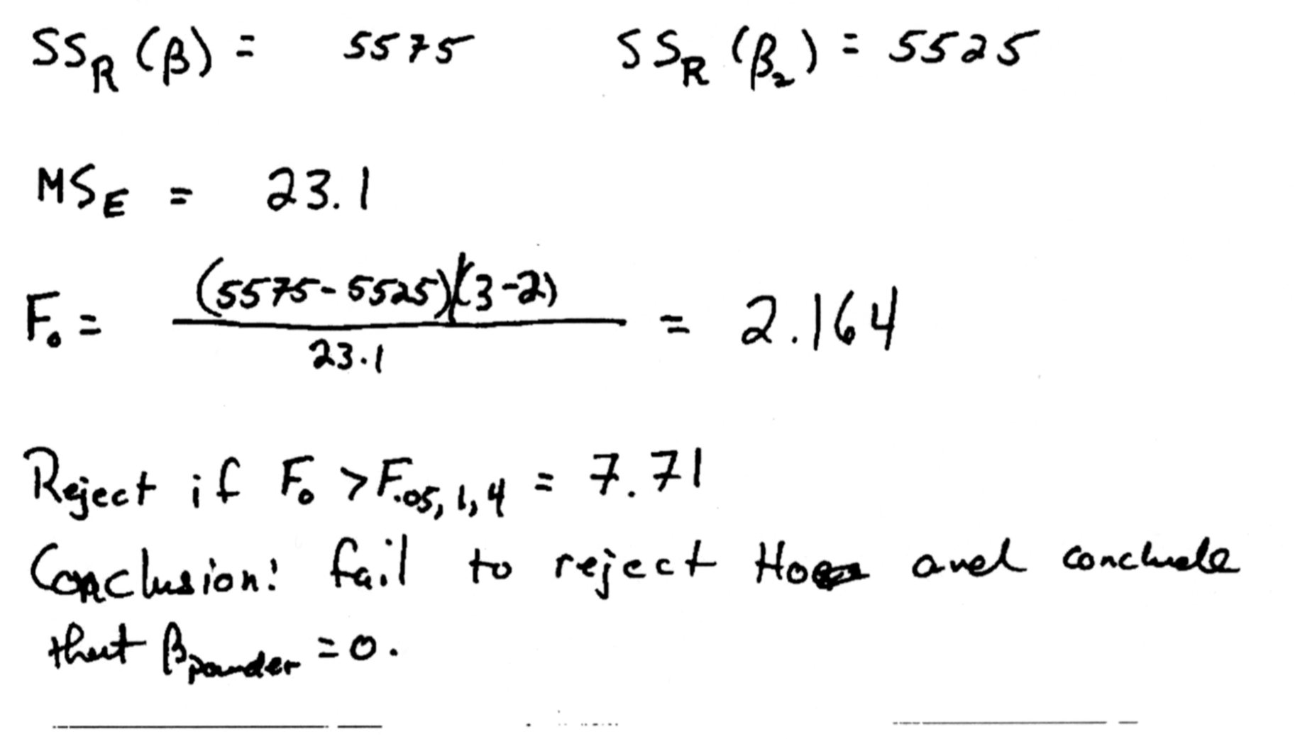 handwritten analysis