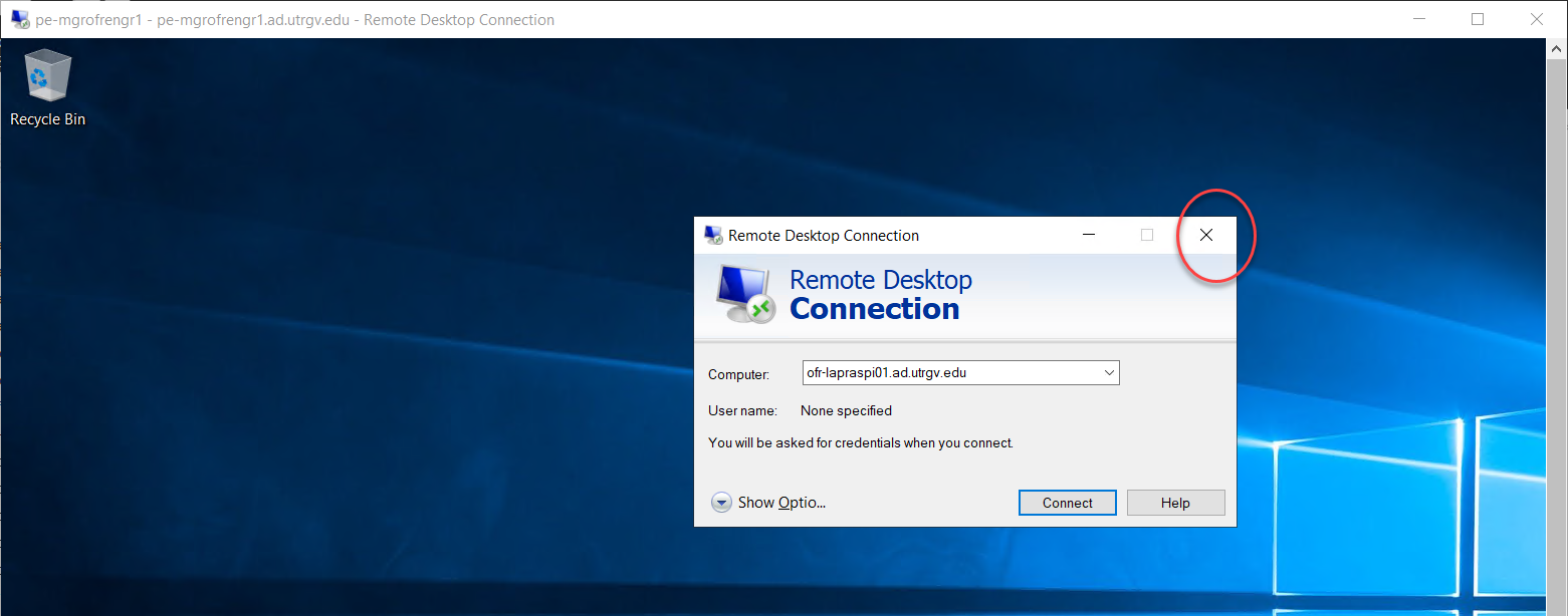 Virtual Machine Logins - MANE 3351 - Manufacturing Engineering Analysis