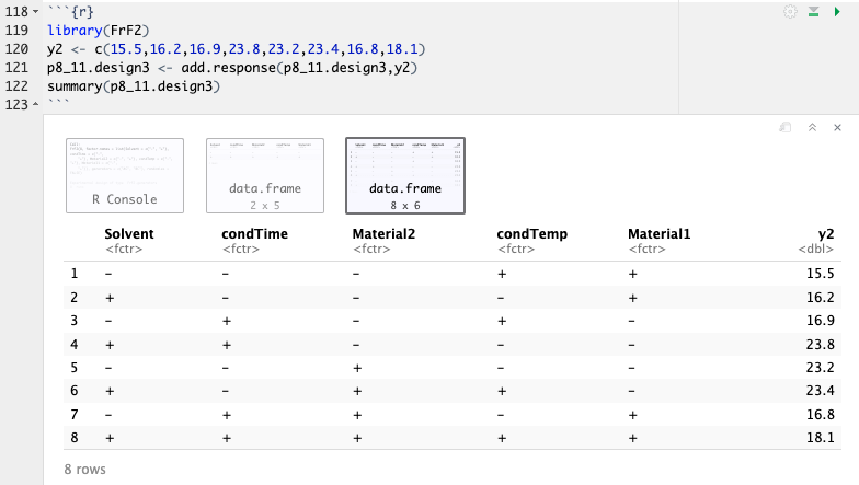 Adding Response Variable