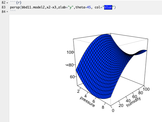 3D Plot with Solid Color