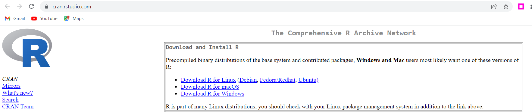 R Download