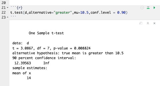 R: example problem