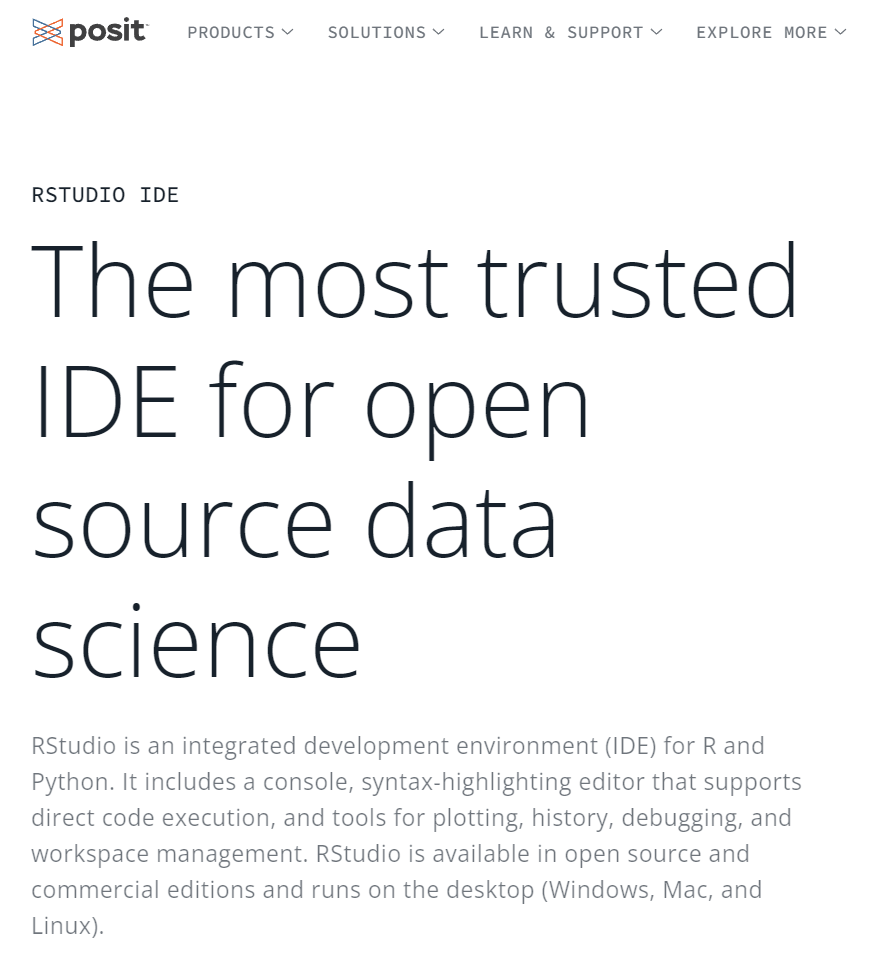 RStudio IDE
