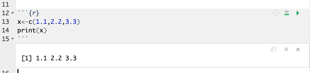 c() Function Example