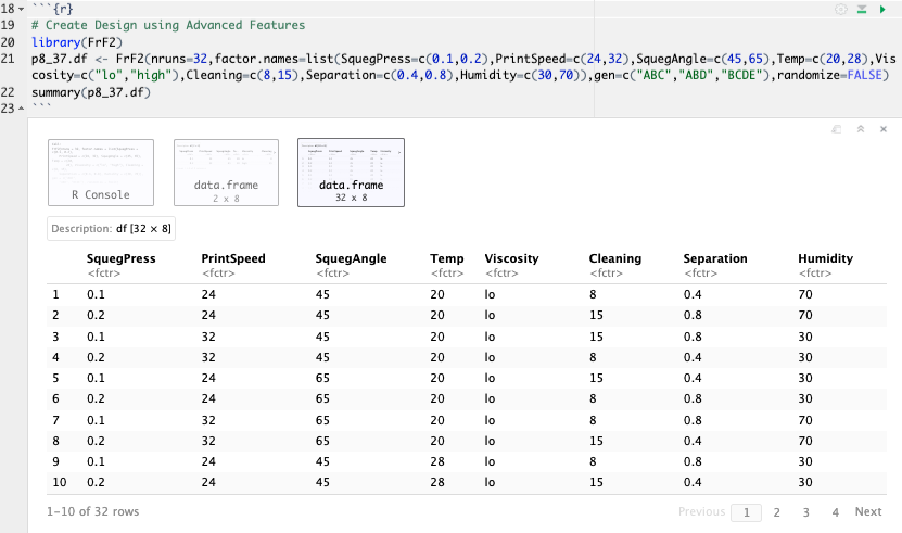 Problem 8.37 R Design