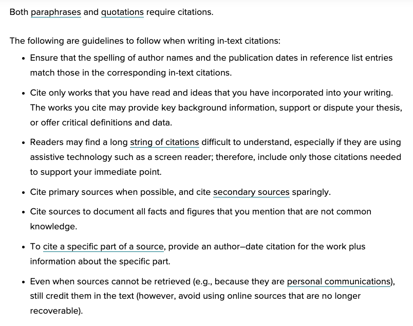 Guidelines