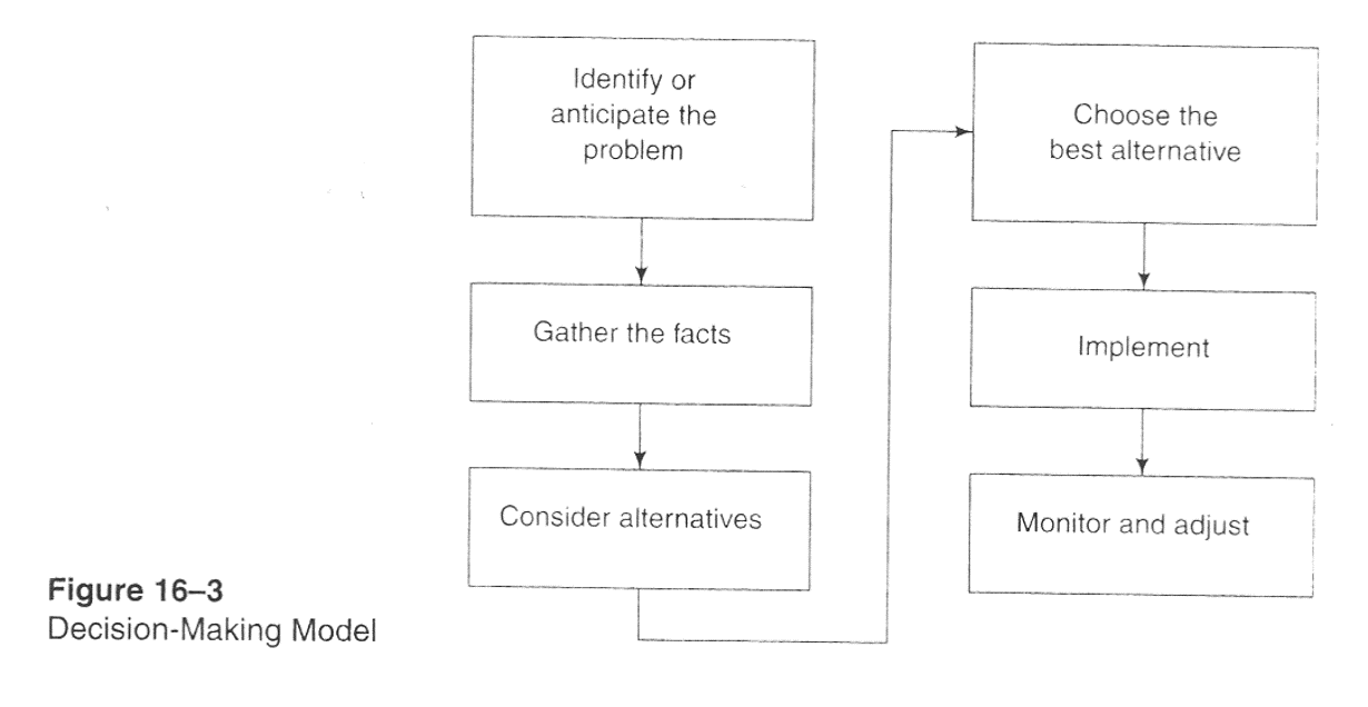 Figure 16-3: Decision-Making Model